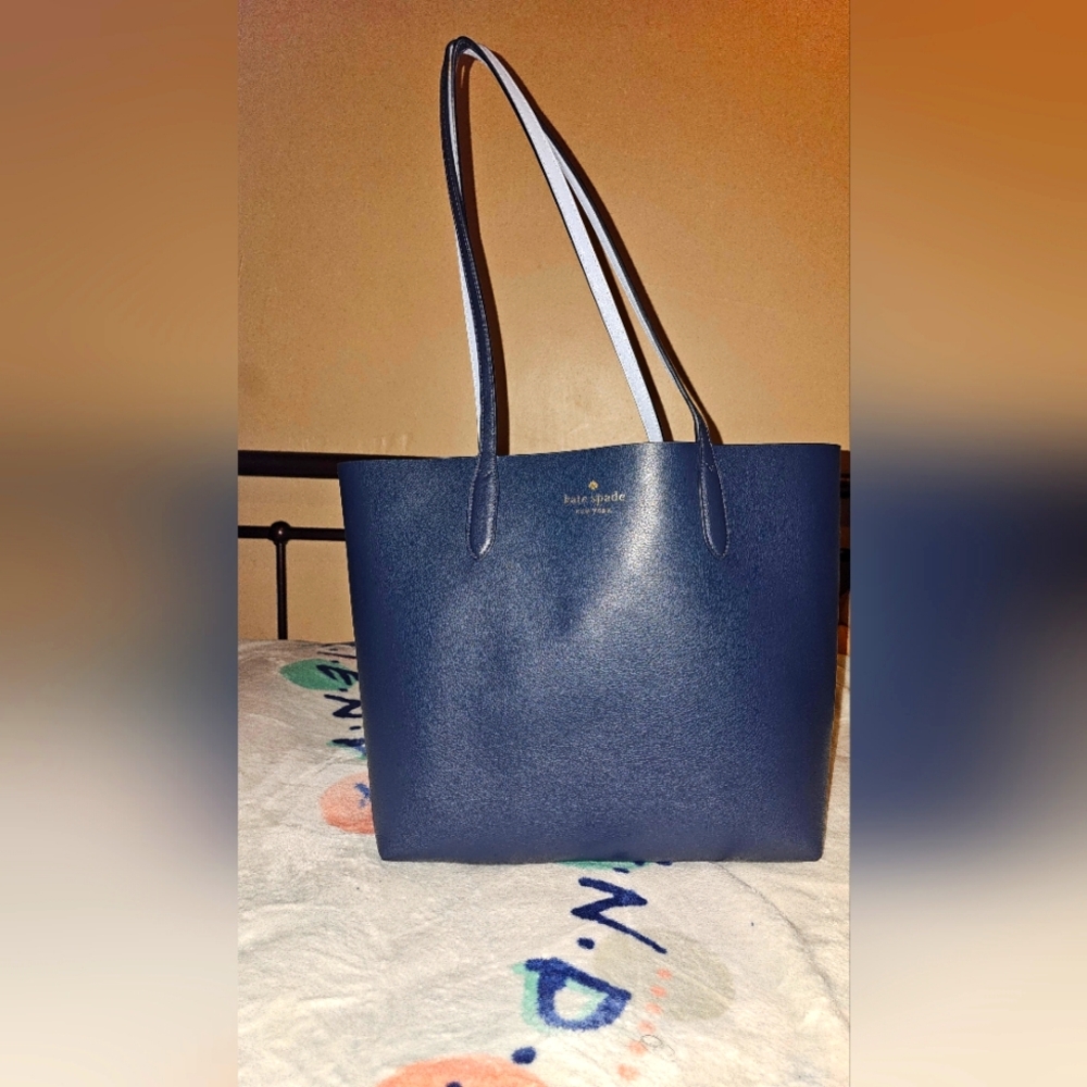 Kate Spade Navy Blue Tote Bag